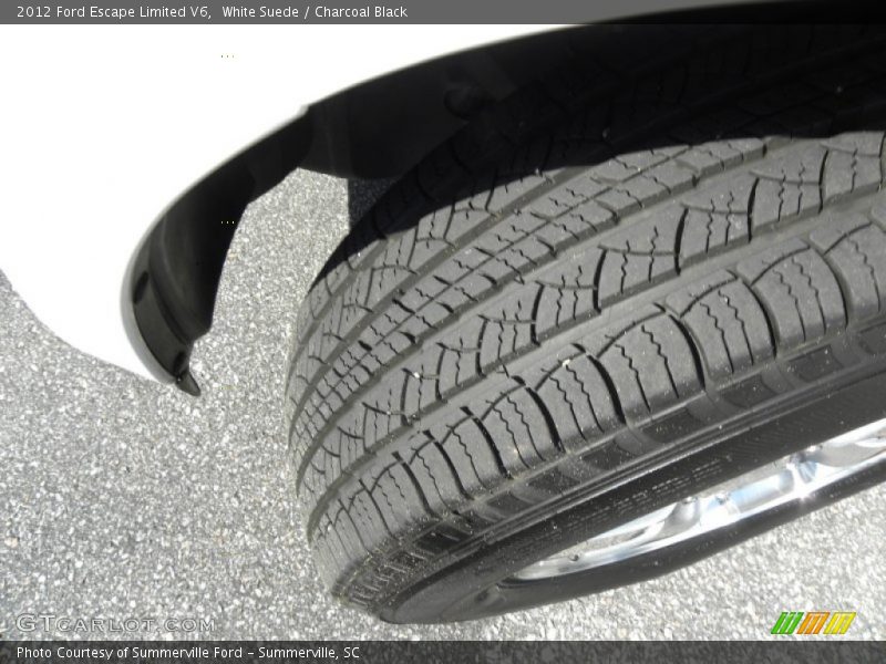 White Suede / Charcoal Black 2012 Ford Escape Limited V6