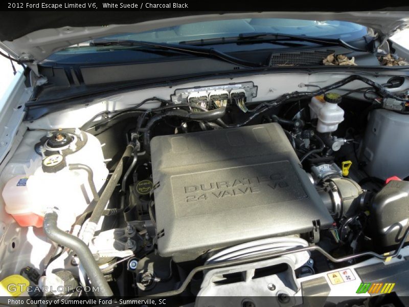 White Suede / Charcoal Black 2012 Ford Escape Limited V6