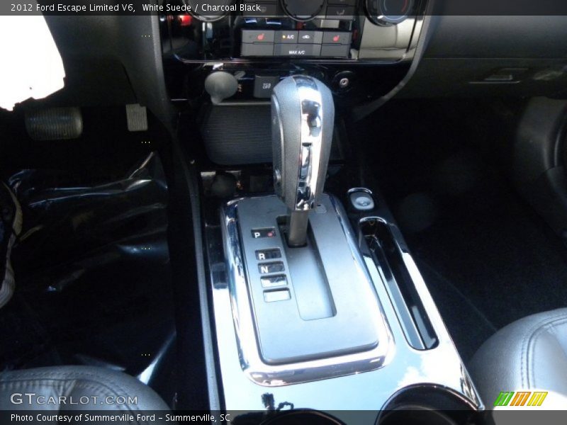 White Suede / Charcoal Black 2012 Ford Escape Limited V6