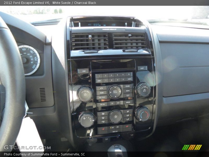 White Suede / Charcoal Black 2012 Ford Escape Limited V6