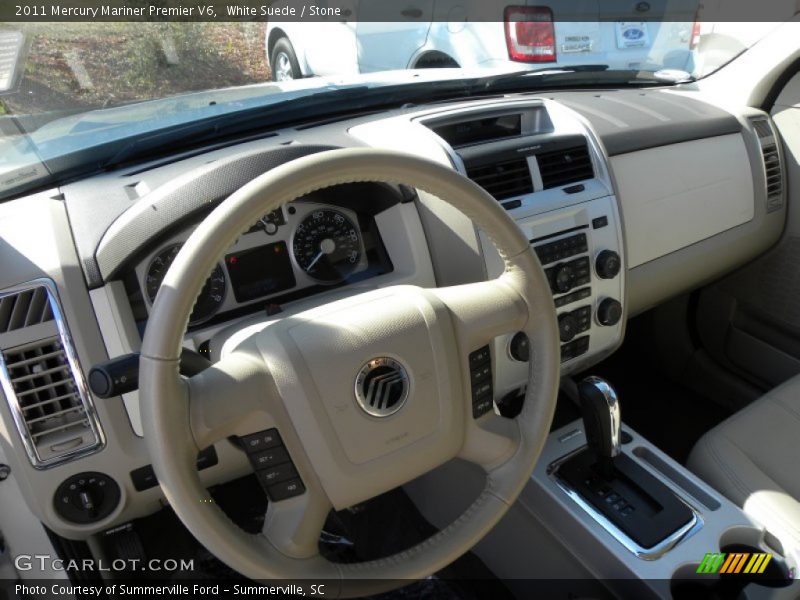 White Suede / Stone 2011 Mercury Mariner Premier V6