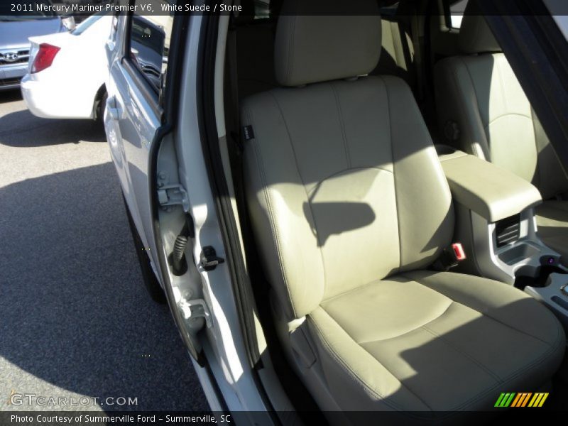 White Suede / Stone 2011 Mercury Mariner Premier V6