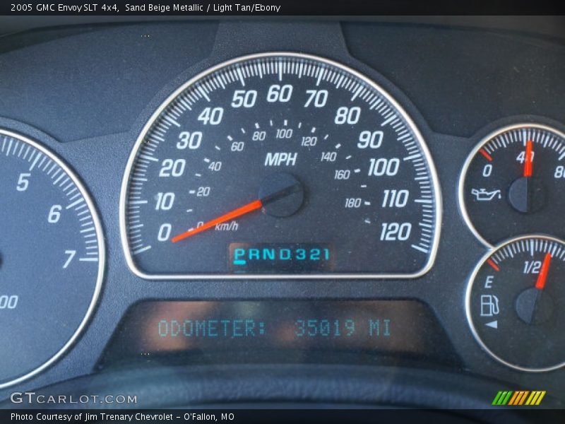 Sand Beige Metallic / Light Tan/Ebony 2005 GMC Envoy SLT 4x4