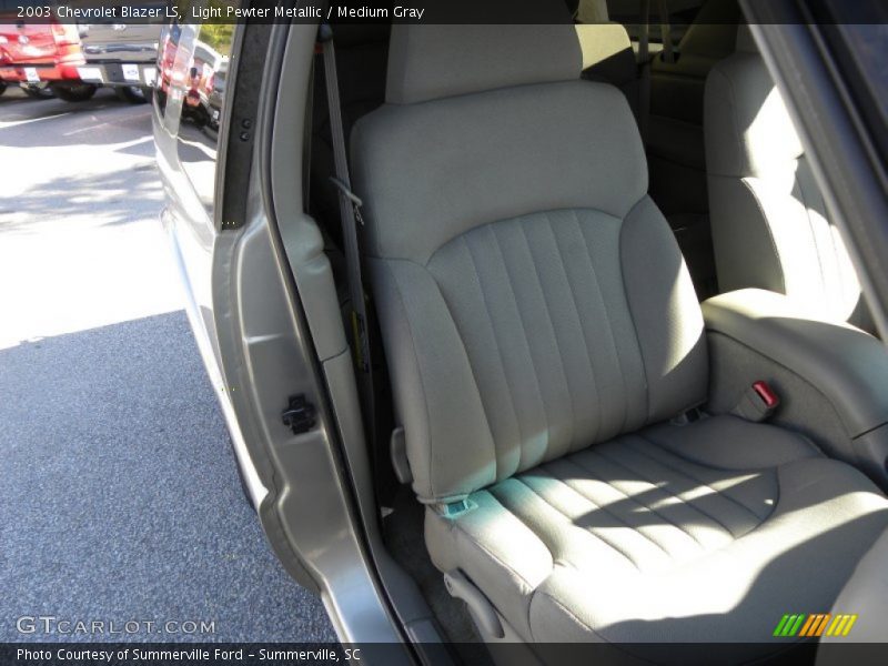 Light Pewter Metallic / Medium Gray 2003 Chevrolet Blazer LS