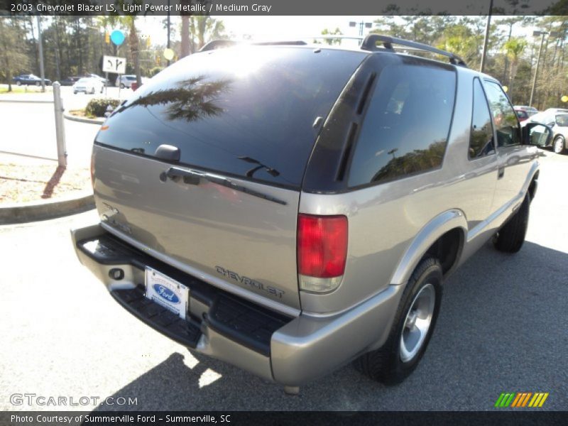 Light Pewter Metallic / Medium Gray 2003 Chevrolet Blazer LS