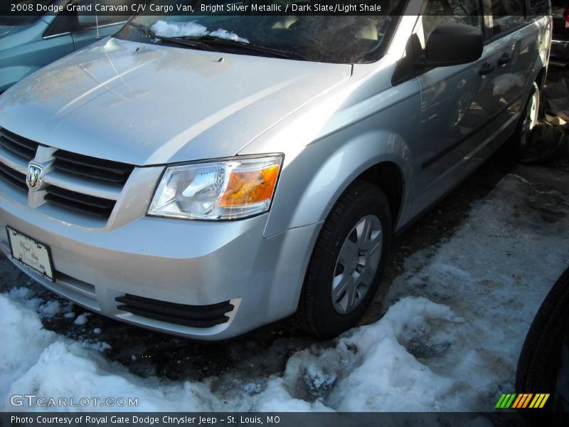 Bright Silver Metallic / Dark Slate/Light Shale 2008 Dodge Grand Caravan C/V Cargo Van