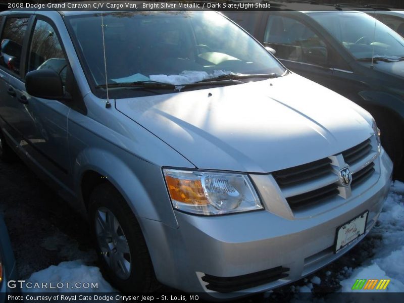 Bright Silver Metallic / Dark Slate/Light Shale 2008 Dodge Grand Caravan C/V Cargo Van