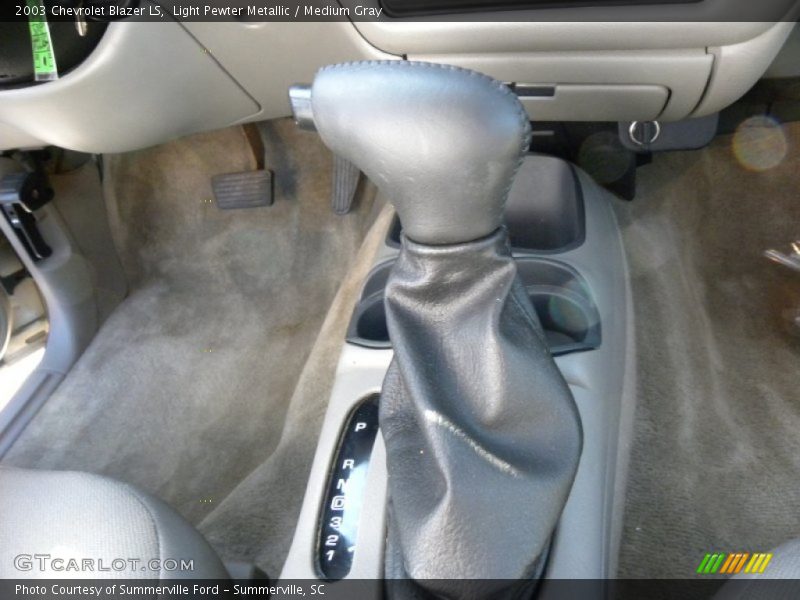 Light Pewter Metallic / Medium Gray 2003 Chevrolet Blazer LS