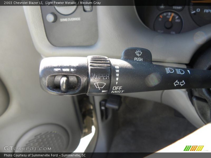Light Pewter Metallic / Medium Gray 2003 Chevrolet Blazer LS