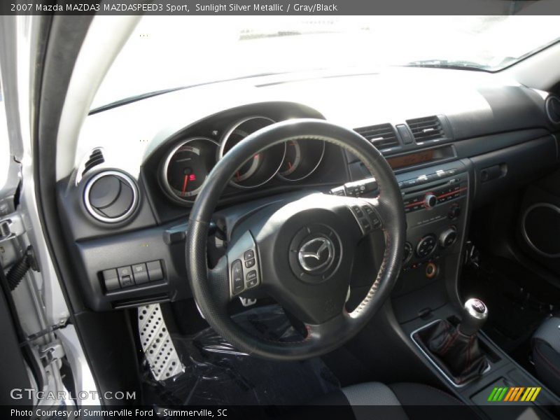 Sunlight Silver Metallic / Gray/Black 2007 Mazda MAZDA3 MAZDASPEED3 Sport
