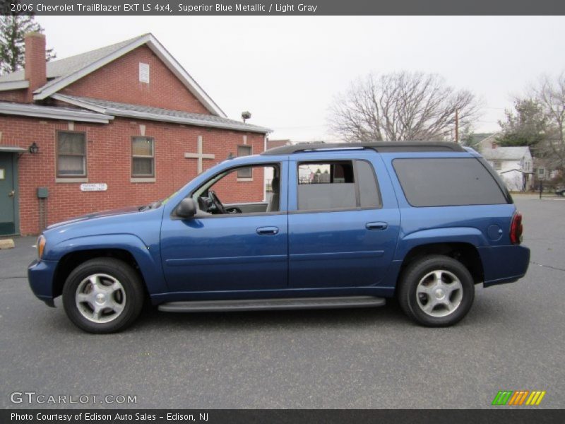 Superior Blue Metallic / Light Gray 2006 Chevrolet TrailBlazer EXT LS 4x4