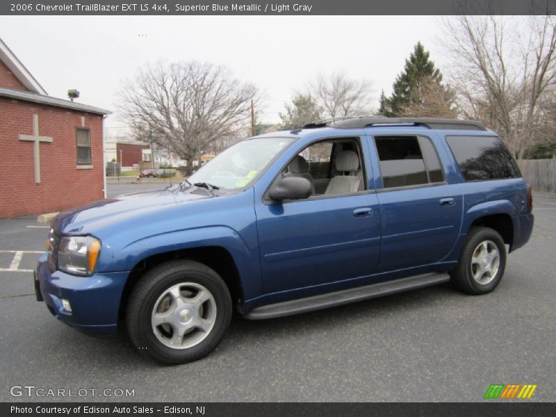 Superior Blue Metallic / Light Gray 2006 Chevrolet TrailBlazer EXT LS 4x4