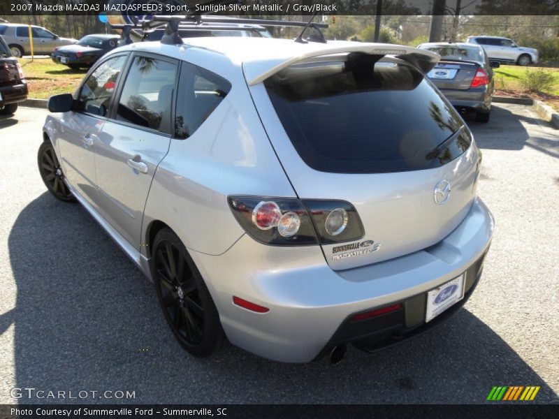 Sunlight Silver Metallic / Gray/Black 2007 Mazda MAZDA3 MAZDASPEED3 Sport