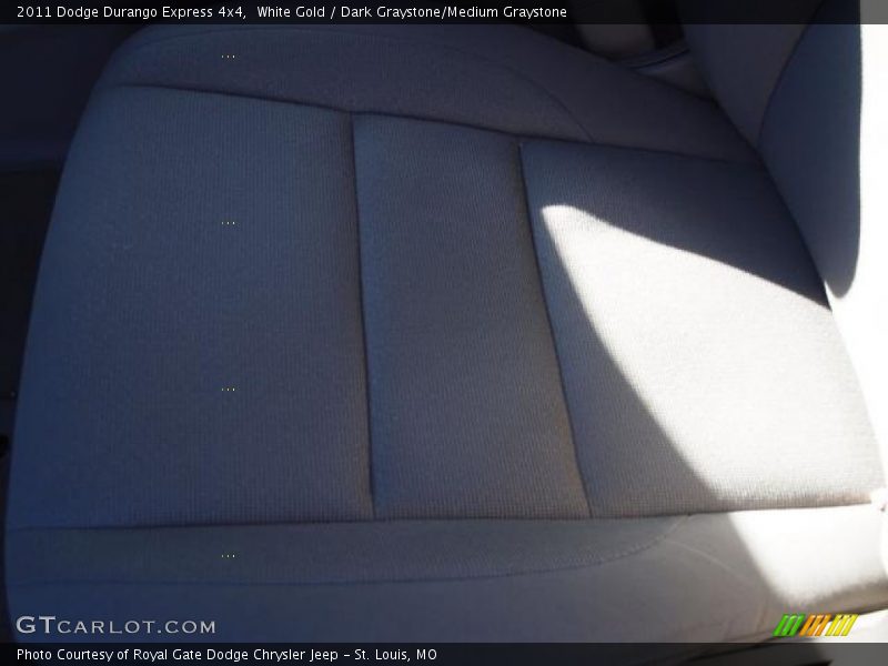 White Gold / Dark Graystone/Medium Graystone 2011 Dodge Durango Express 4x4