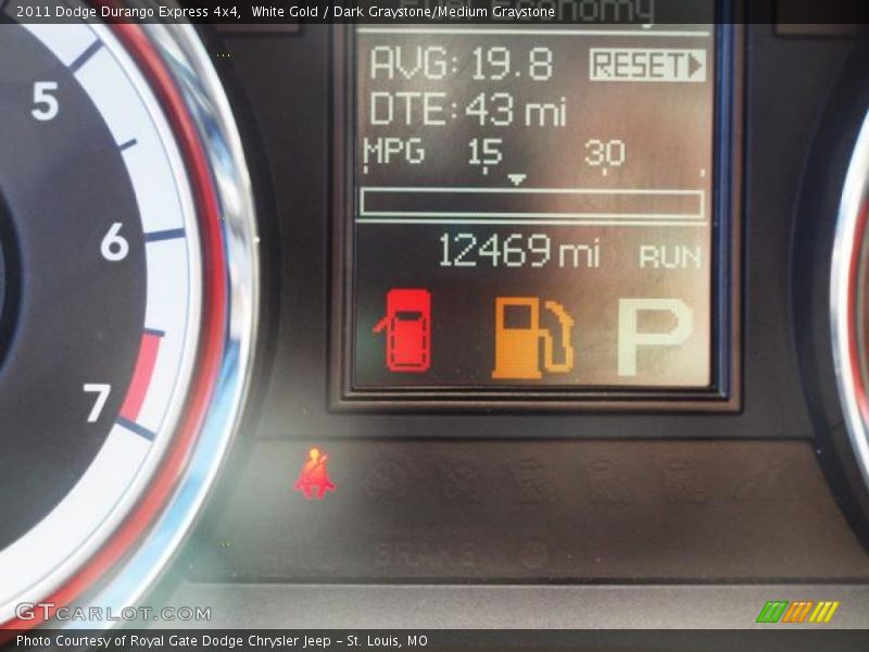 White Gold / Dark Graystone/Medium Graystone 2011 Dodge Durango Express 4x4