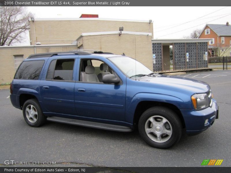 Superior Blue Metallic / Light Gray 2006 Chevrolet TrailBlazer EXT LS 4x4