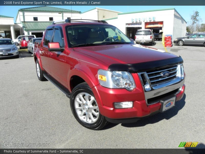 Redfire Metallic / Camel 2008 Ford Explorer Sport Trac Limited