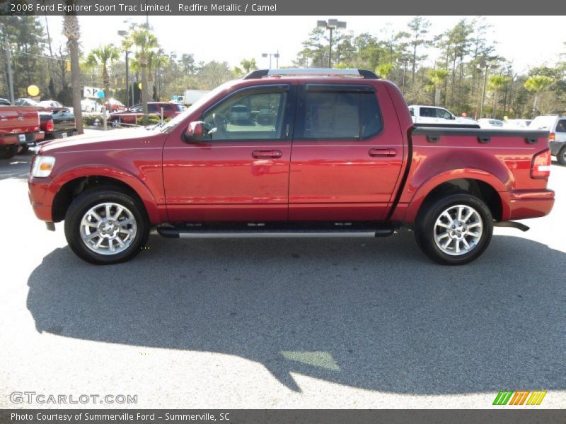 Redfire Metallic / Camel 2008 Ford Explorer Sport Trac Limited