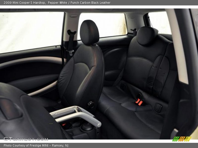 Pepper White / Punch Carbon Black Leather 2009 Mini Cooper S Hardtop