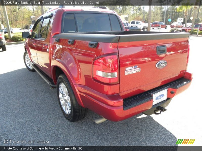 Redfire Metallic / Camel 2008 Ford Explorer Sport Trac Limited