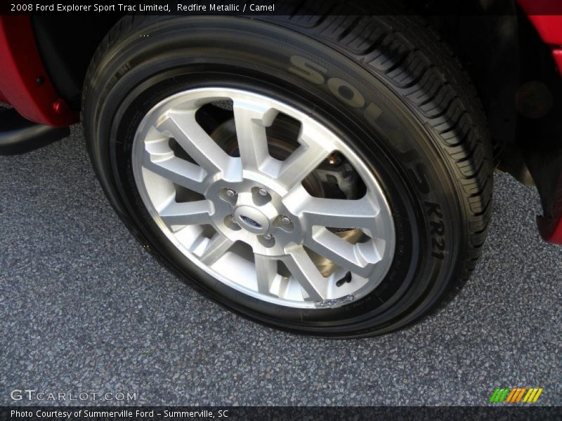 Redfire Metallic / Camel 2008 Ford Explorer Sport Trac Limited