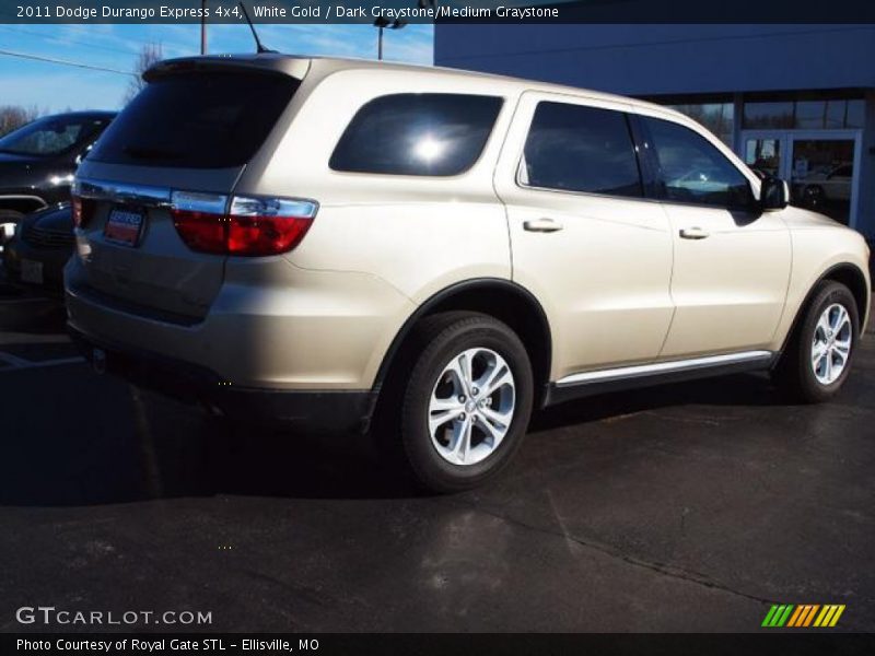 White Gold / Dark Graystone/Medium Graystone 2011 Dodge Durango Express 4x4