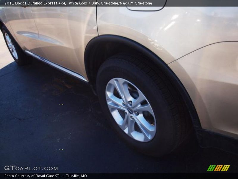 White Gold / Dark Graystone/Medium Graystone 2011 Dodge Durango Express 4x4