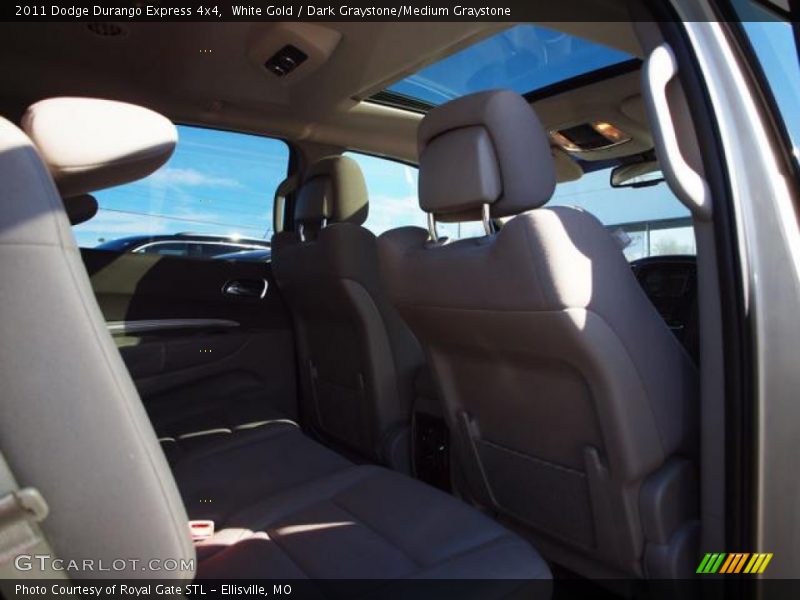 White Gold / Dark Graystone/Medium Graystone 2011 Dodge Durango Express 4x4