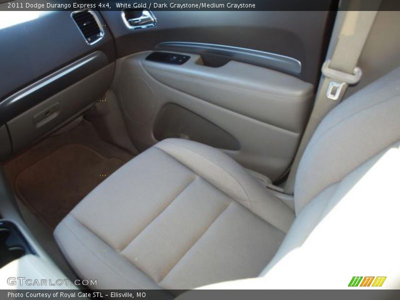 White Gold / Dark Graystone/Medium Graystone 2011 Dodge Durango Express 4x4
