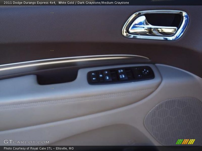 White Gold / Dark Graystone/Medium Graystone 2011 Dodge Durango Express 4x4