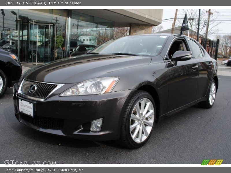 Truffle Mica / Black 2009 Lexus IS 250 AWD