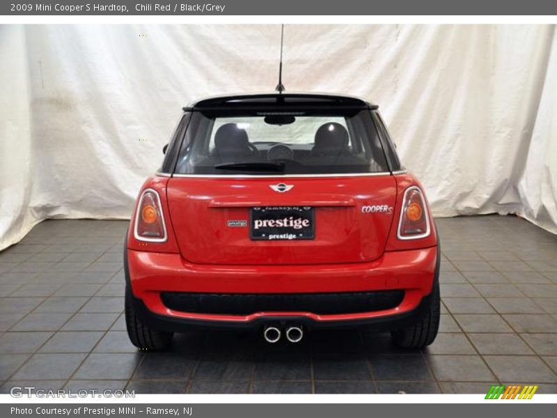 Chili Red / Black/Grey 2009 Mini Cooper S Hardtop