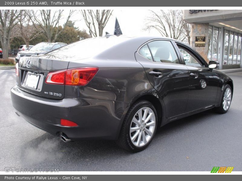 Truffle Mica / Black 2009 Lexus IS 250 AWD