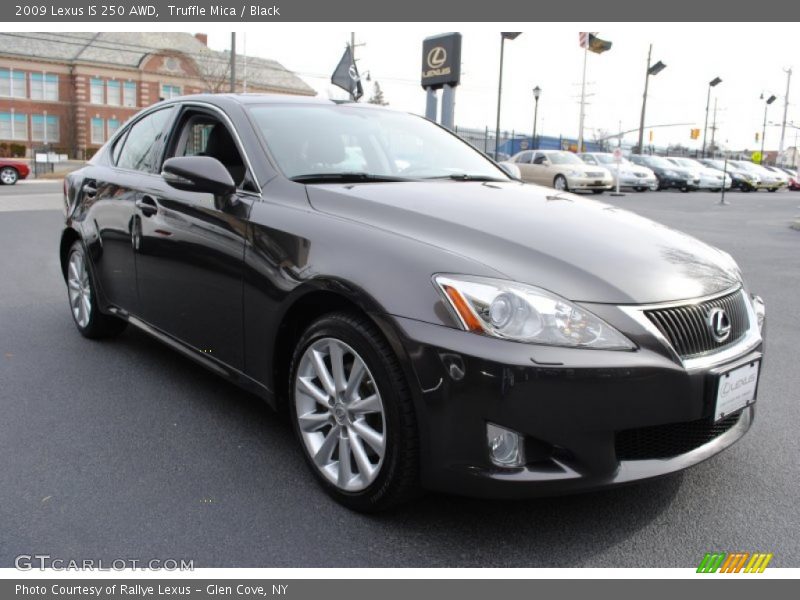 Truffle Mica / Black 2009 Lexus IS 250 AWD