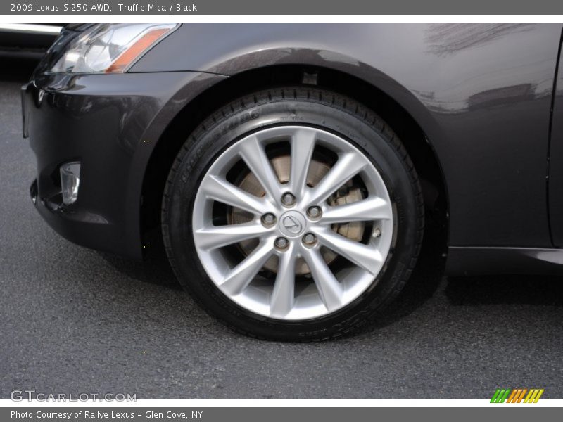 Truffle Mica / Black 2009 Lexus IS 250 AWD