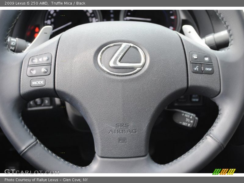 Truffle Mica / Black 2009 Lexus IS 250 AWD