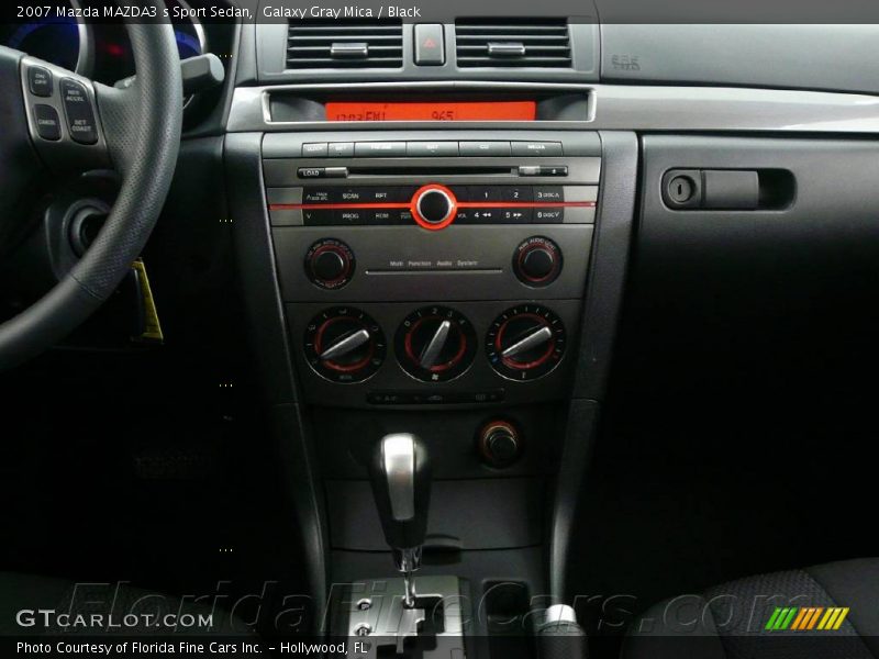 Galaxy Gray Mica / Black 2007 Mazda MAZDA3 s Sport Sedan