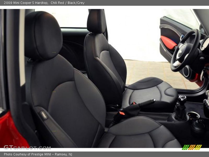 Chili Red / Black/Grey 2009 Mini Cooper S Hardtop