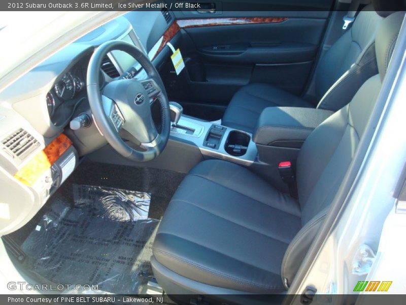 Ice Silver Metallic / Off Black 2012 Subaru Outback 3.6R Limited