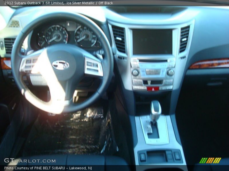 Ice Silver Metallic / Off Black 2012 Subaru Outback 3.6R Limited