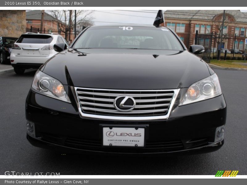 Obsidian Black / Black 2010 Lexus ES 350