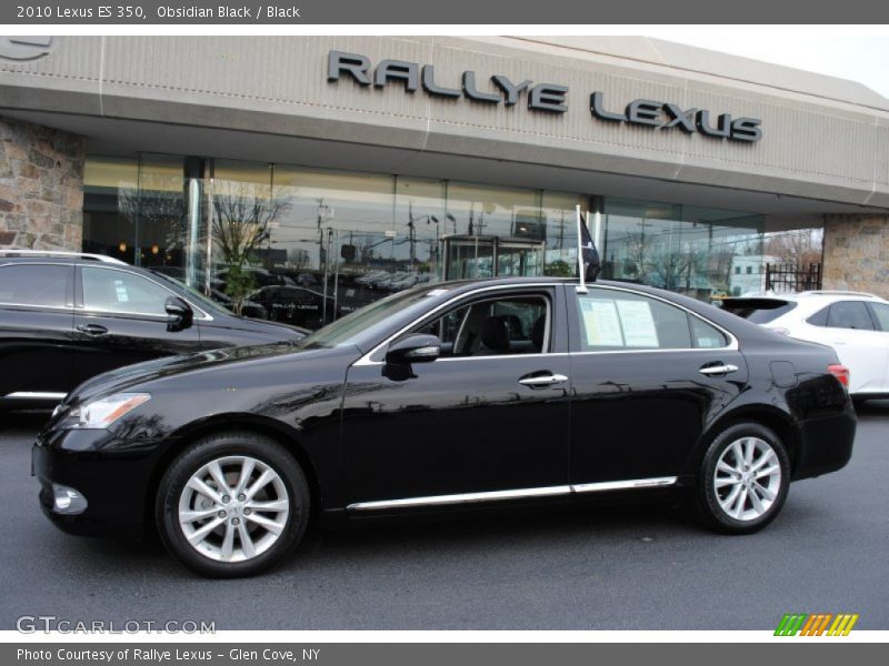 Obsidian Black / Black 2010 Lexus ES 350
