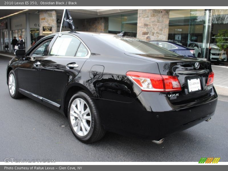 Obsidian Black / Black 2010 Lexus ES 350