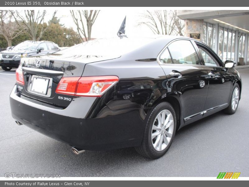 Obsidian Black / Black 2010 Lexus ES 350