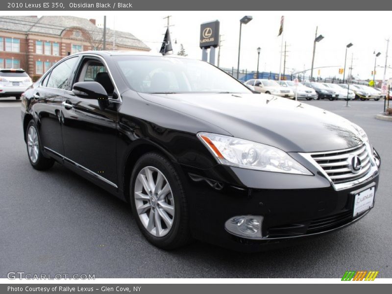 Obsidian Black / Black 2010 Lexus ES 350