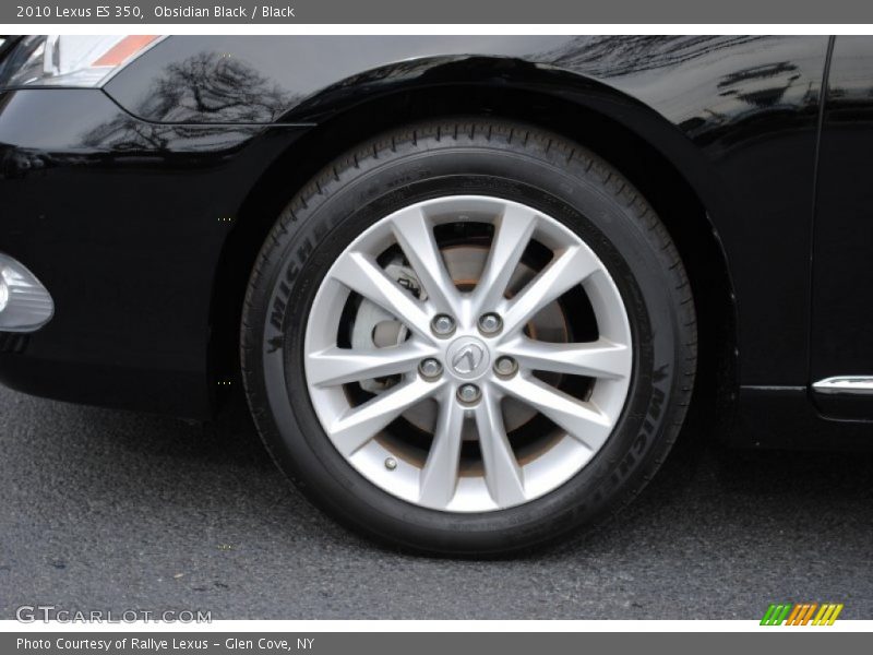 Obsidian Black / Black 2010 Lexus ES 350