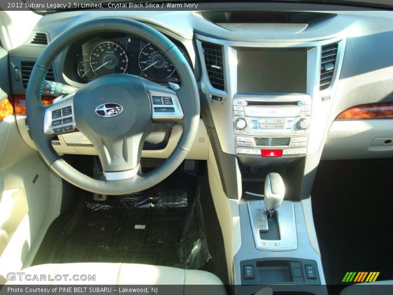 Crystal Black Silica / Warm Ivory 2012 Subaru Legacy 2.5i Limited