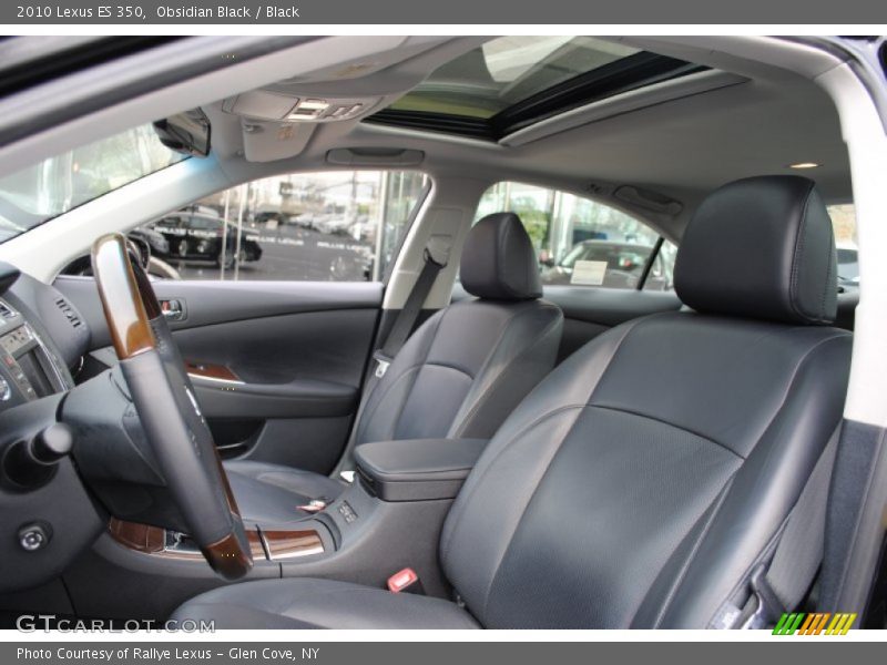 Obsidian Black / Black 2010 Lexus ES 350