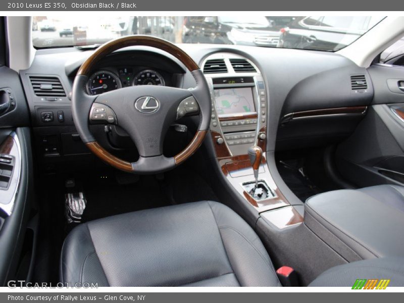Obsidian Black / Black 2010 Lexus ES 350