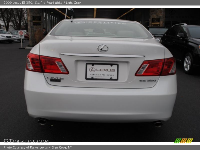 Starfire Pearl White / Light Gray 2009 Lexus ES 350